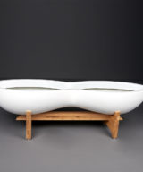 Timbrell Modern Outdoor Restaurant Planter