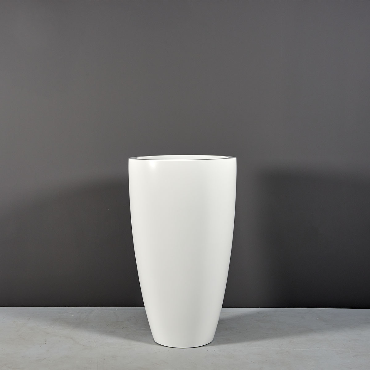 Peypin Tall Extra Large Round Outdoor Restaurant Planter