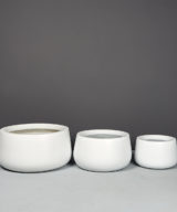 Short Hayden Tapered Round Outdoor Restaurant Planter