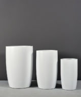 Lisbon Tall Round Tapered Outdoor Restaurant Planter