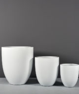 Valencia Tall Round Tapered Outdoor Restaurant Planter