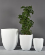 Valencia Tall Round Tapered Outdoor Restaurant Planter
