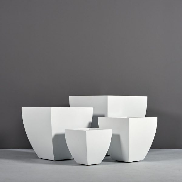 Lima Square Tapered Outdoor Restaurant Planter
