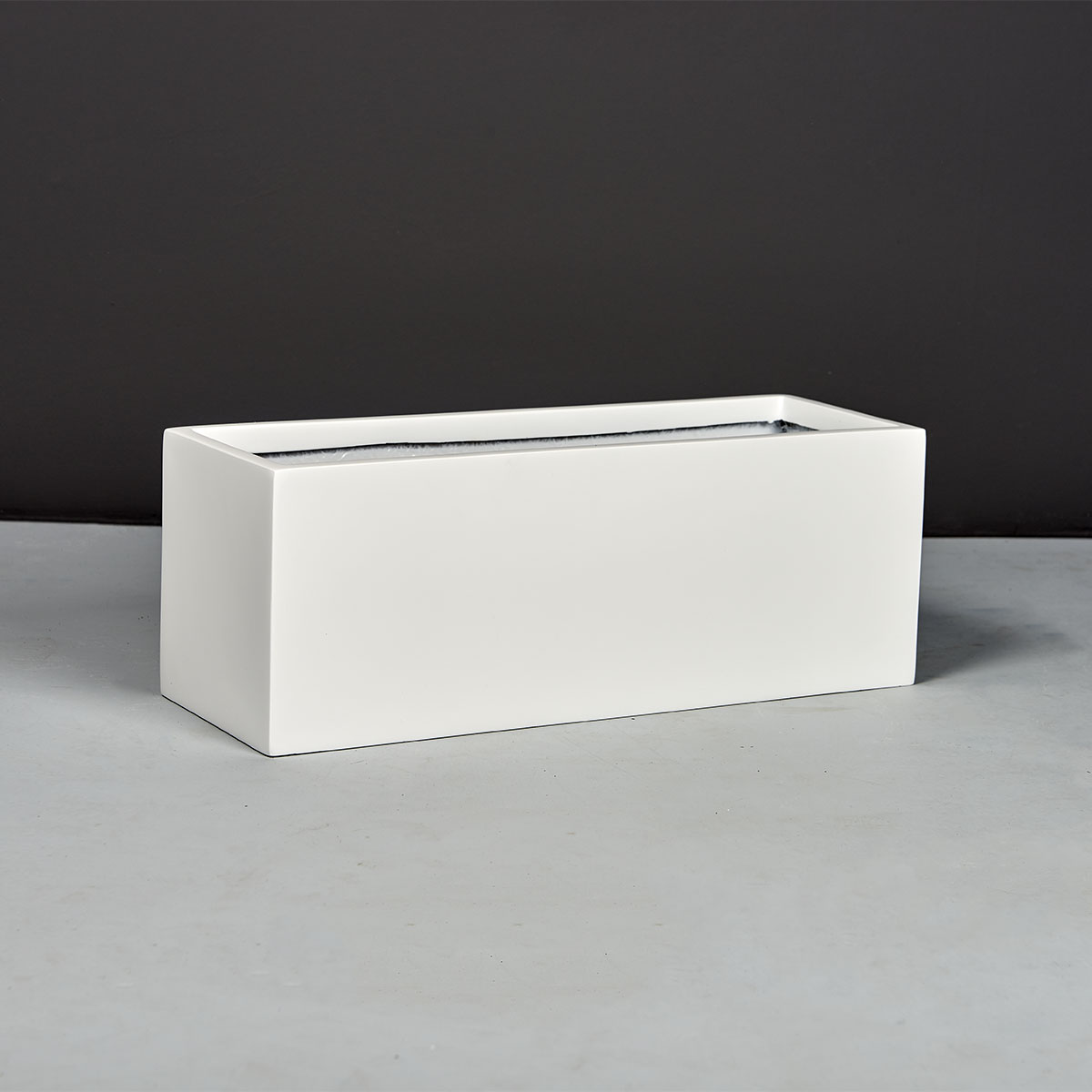 Tupelo Rectangle Outdoor Restaurant Tabletop Planter