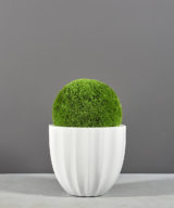 Santa Barbara Low Ribbed Round Outdoor Restaurant Planter