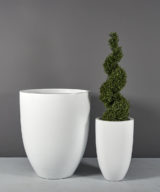 Brannan Tapered Round Outdoor Restaurant Planter