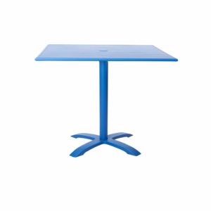 BFM Beachcomber-Bali 32x32 Dining Height Commercial Table - Powder Coated Berry