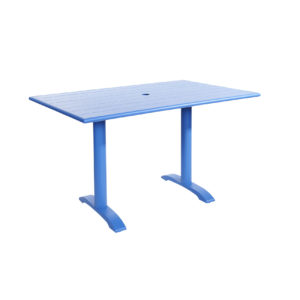 BFM Beachcomber-Bali End 32x48 Bar Height Commercial Table-Berry