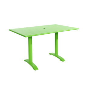 BFM Beachcomber-Bali End 32x48 Bar Height Commercial Table-Lime