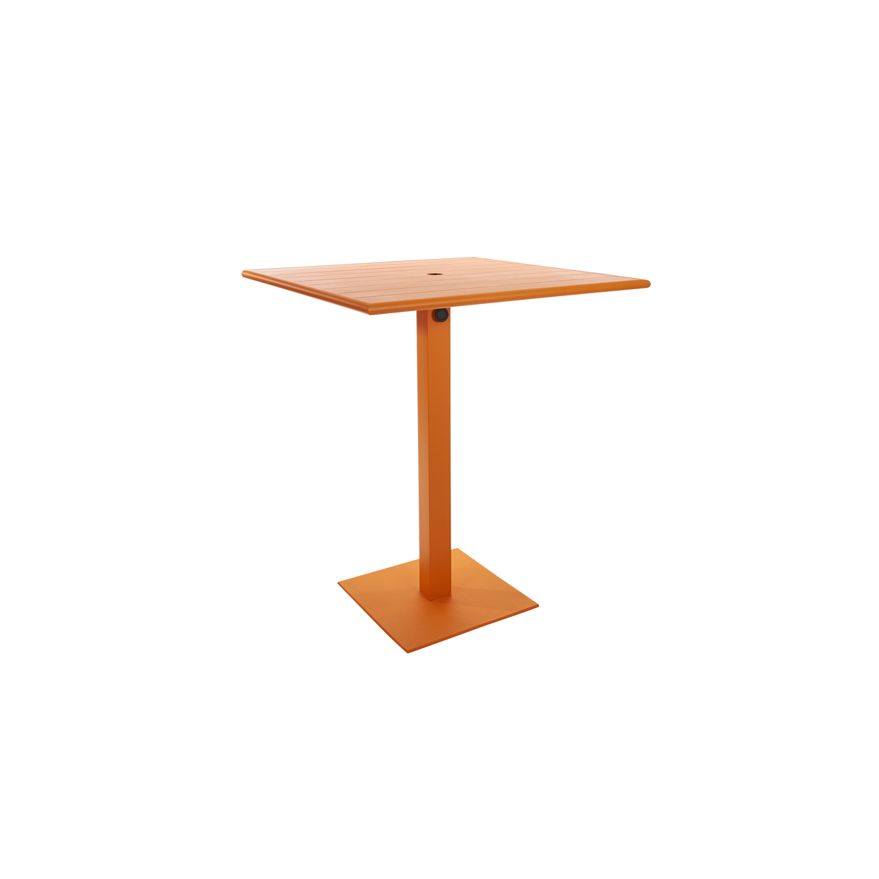 BFM Beachcomber-Margate 32x32 Bar Height Commercial Table - Powder Coated Citrus
