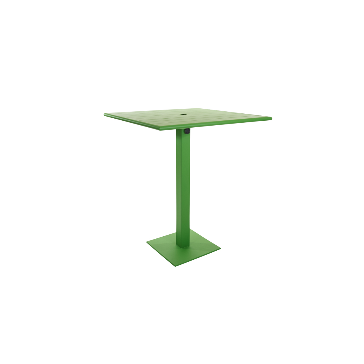 BFM Beachcomber-Margate 32x32 Bar Height Commercial Table - Powder Coated Lime