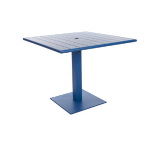 BFM Beachcomber-Margate 36x36 Dining Height Commercial Table - Powder Coated Berry