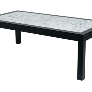 BFM Belmar Aluminum Inlay Outdoor Commercial Coffee Table