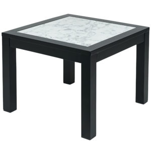 BFM Belmar Aluminum Inlay Outdoor Commercial End Table