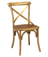 G&A Crossback 4688 Elm Bentwood Indoor Restaurant Chair