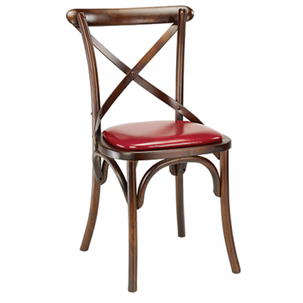 G&A Crossback 4688 Elm Bentwood Indoor Restaurant Chair