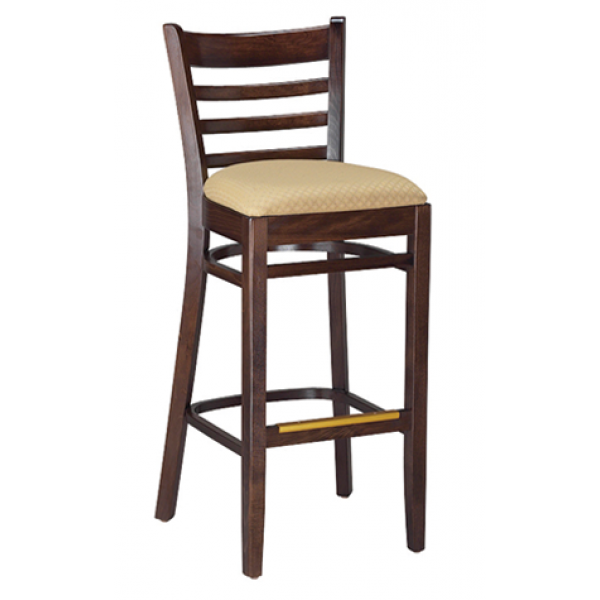 G&A Ladderback 9512 Beechwood Indoor Restaurant Barstool