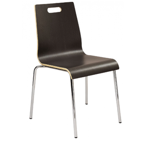 G&A Mesa 4794B Wood Stacking Indoor Restaurant Chair