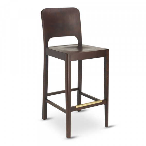 G&A Milano 9660-PS Beechwood Indoor Restaurant Barstool