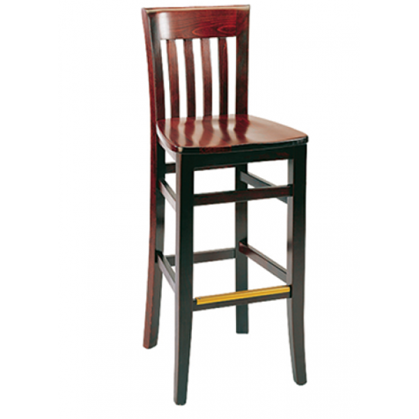 G&A Napa 9805-PS Beechwood Indoor Restaurant Barstool