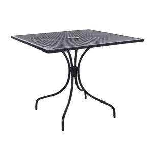 BFM Barnegat Dining Height Mesh Commercial Table 36x36
