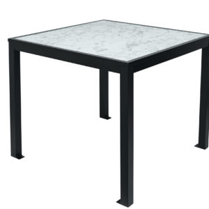 BFM Surf 32x32 Dining Height Inlay Outdoor Restaurant Table