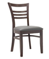 G&A Turin 4612 Beechwood Padded Indoor Restaurant Chair