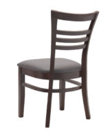 G&A Turin 4612 Beechwood Padded Indoor Restaurant Chair