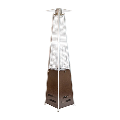 Flash Furniture Commercial Outdoor Patio Pyramid 40,000 BTU Propane Heater