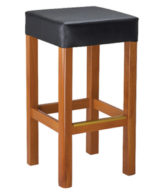 G&A Demi Stool 118 Beechwood Indoor Restaurant Barstool