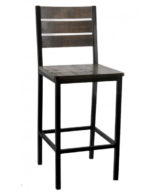 G&A 649-PS Metal Indoor Restaurant Bar Stool