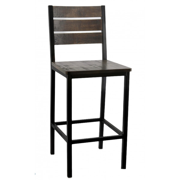 G&A 649-PS Metal Indoor Restaurant Bar Stool