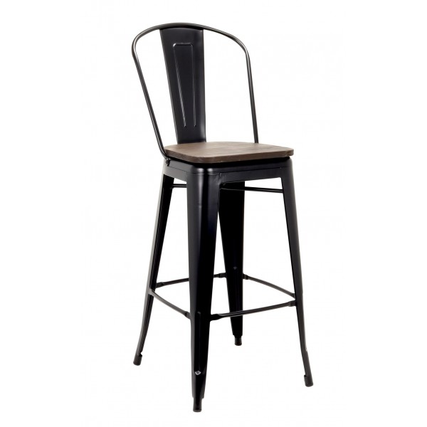 G&A Astor 680B Metal Indoor Restaurant Bar Stool
