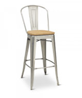 G&A Astor 680D Metal Indoor Restaurant Bar Stool