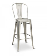 G&A Astor 680D Metal Indoor Restaurant Bar Stool