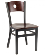 G&A Bullseye 514 Metal Indoor Restaurant Chair