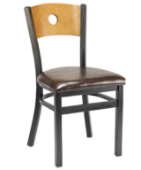 G&A Bullseye 514 Metal Indoor Restaurant Chair