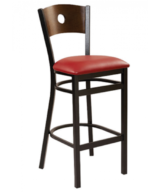 G&A Bullseye 614 Metal Indoor Restaurant Bar Stool
