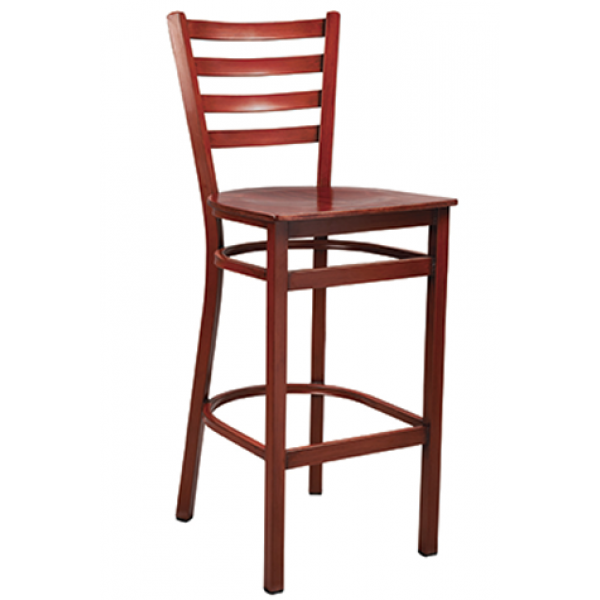 G&A Dante 613M-PS Metal Indoor Restaurant Bar Stool