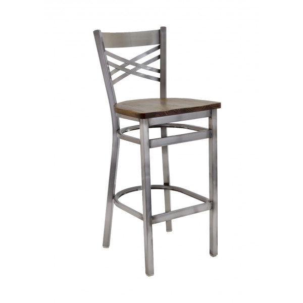 G&A 699D-PS Metal Indoor Restaurant Bar Stool
