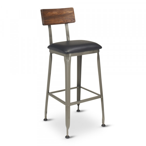 G&A Hudson 645-PS Metal Indoor Restaurant Bar Stool