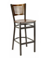 G&A Porter 691-PS Metal Indoor Restaurant Bar Stool