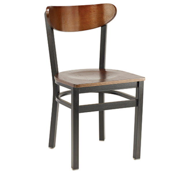 G&A Santos 511-PS Steel Indoor Restaurant Chair
