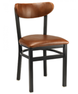 G&A Santos 511-PS Steel Indoor Restaurant Chair