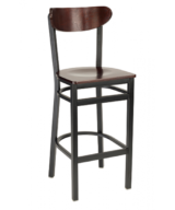 G&A Santos 611-PS Steel Indoor Restaurant Bar Stool