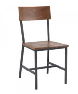 G&A Tyler 548-PS Metal Indoor Restaurant Chair