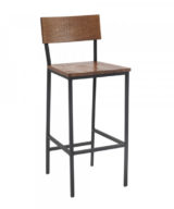 G&A Tyler 648-PS Metal Indoor Restaurant Bar Stool