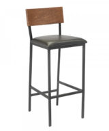 G&A Tyler 648-PS Metal Indoor Restaurant Bar Stool