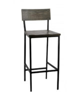 G&A Tyler 648-PS Metal Indoor Restaurant Bar Stool