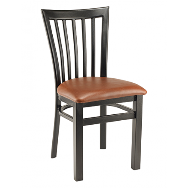 G&A Wyndham 535B-PS Metal Indoor Restaurant Chair